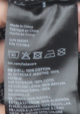 H&M Mens Black The Simpsons Cardigan, Size M, Cotton, Fun