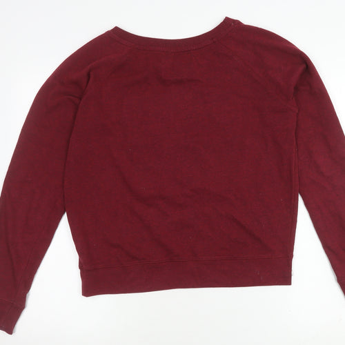 Hard Rock Cafe Red Graphic Sweatshirt L Unisex