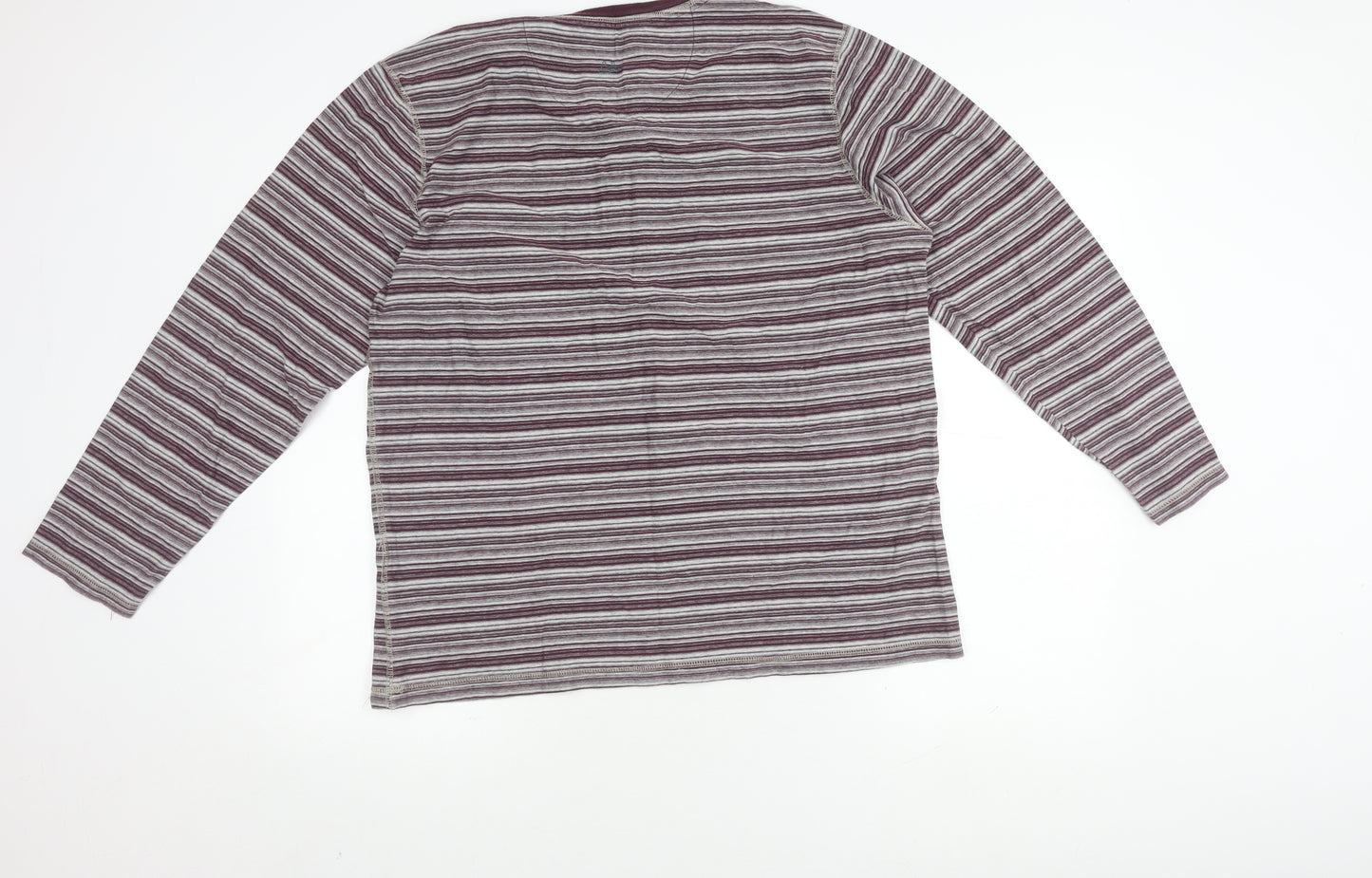 Mantaray Men's Multicoloured Henley T-Shirt L