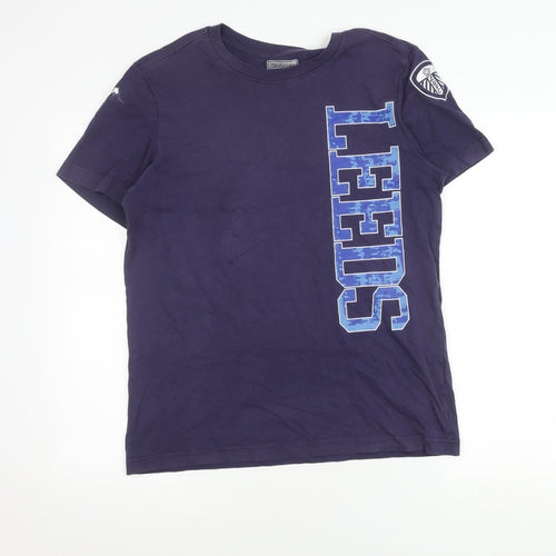 Kappa Men's Blue Graphic Print T-Shirt Medium