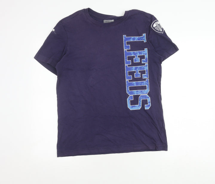 Kappa Men's Blue Graphic Print T-Shirt Medium