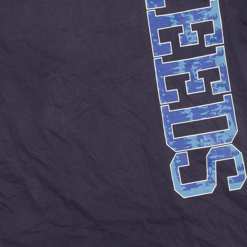 Kappa Men's Blue Graphic Print T-Shirt Medium