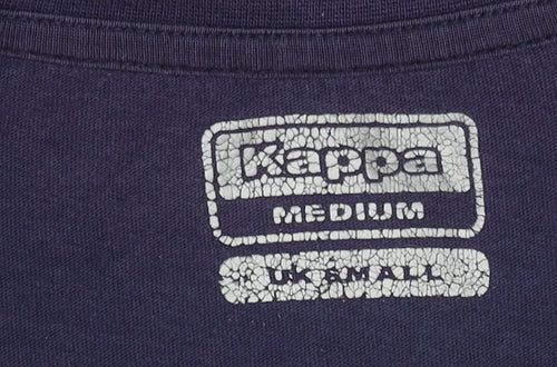 Kappa Men's Blue Graphic Print T-Shirt Medium