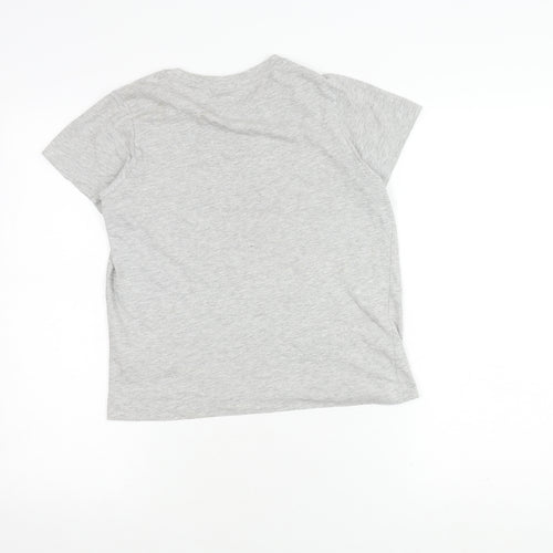 Slazenger Boys Grey T-Shirt, 11-12 Years, Casual, Short Sleeve