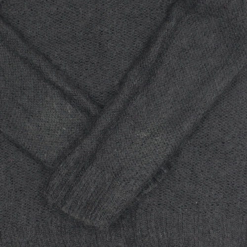 H&M Women’s Black Chunky-Knit Pullover Jumper XS