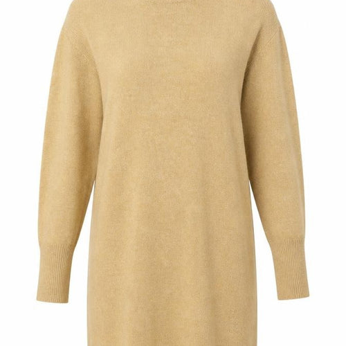 Vero Moda Women's Gold Roll Neck T-Shirt Dress S