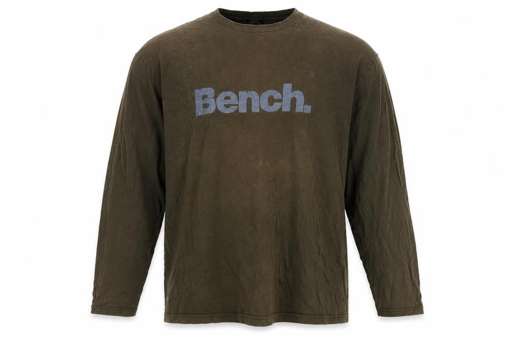 Bench Men's Green Graphic Jumper size XL