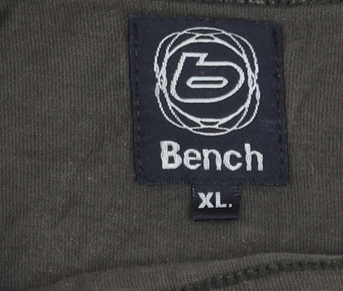 Bench Men's Green Graphic Jumper size XL