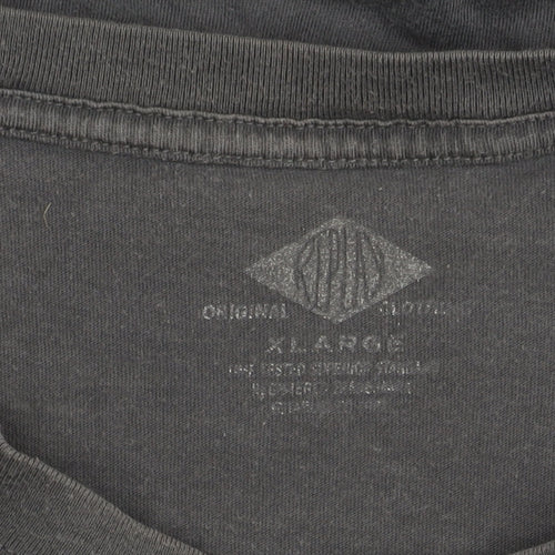 Replay Men's Grey XL Crew Neck T-Shirt
