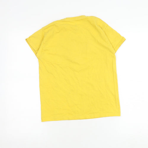 NBA Yellow T-Shirt Lakers Sports M Casual