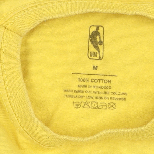 NBA Yellow T-Shirt Lakers Sports M Casual