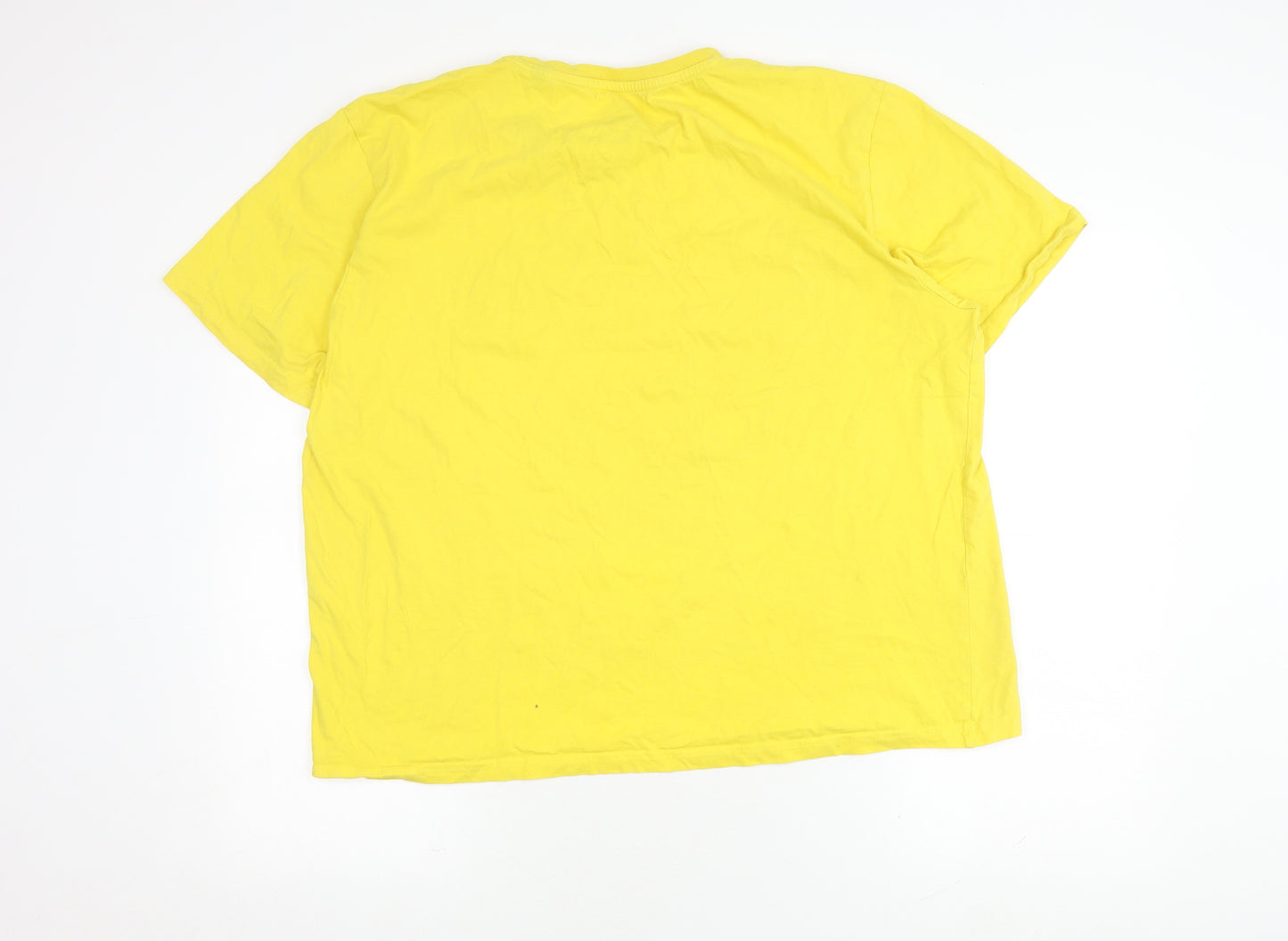 Disney Men's Yellow 'The Lion King' XXL T-Shirt