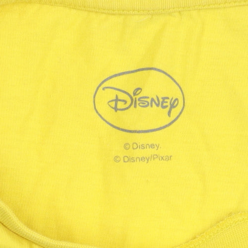 Disney Men's Yellow 'The Lion King' XXL T-Shirt