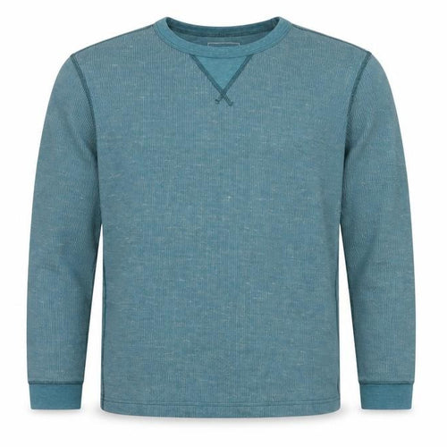 Sonoma Men's Blue Long Sleeve Crew Neck T-Shirt - M