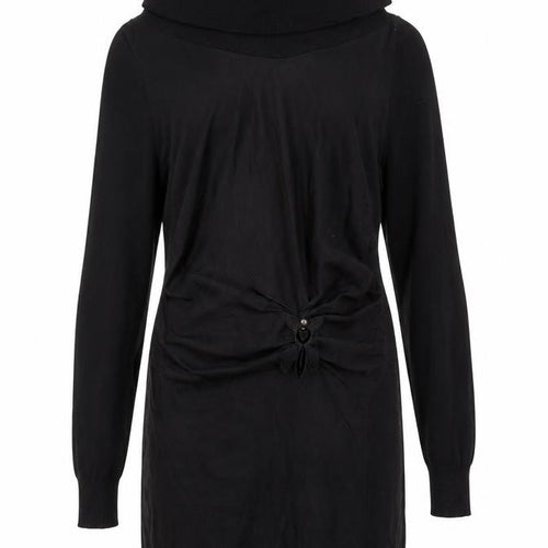 Patrizia Pepe Women's Black Dress, Size 6, Elegant Style