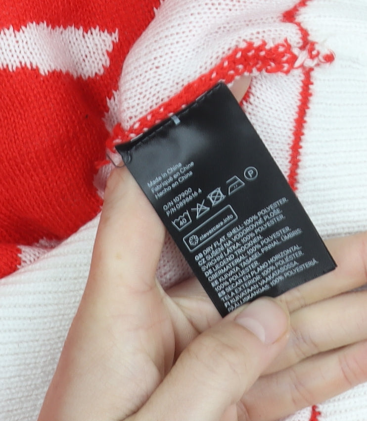 H&M Men's Red Coca-Cola Pullover Jumper M