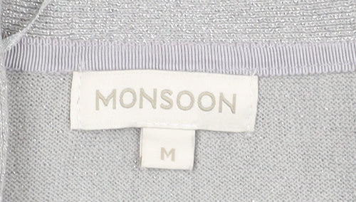 Monsoon Women’s Grey Shrug M - Knit Long Sleeve