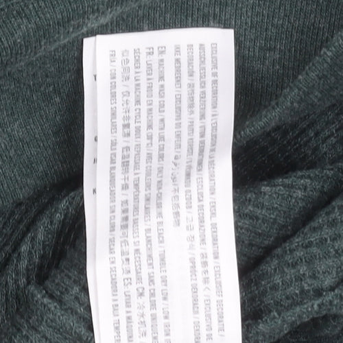 Abercrombie & Fitch Men's Green Pullover Hoodie, S