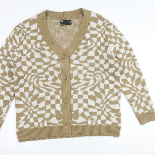 ASOS DESIGN Women's Beige Cardigan Size 8