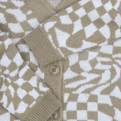 ASOS DESIGN Women's Beige Cardigan Size 8