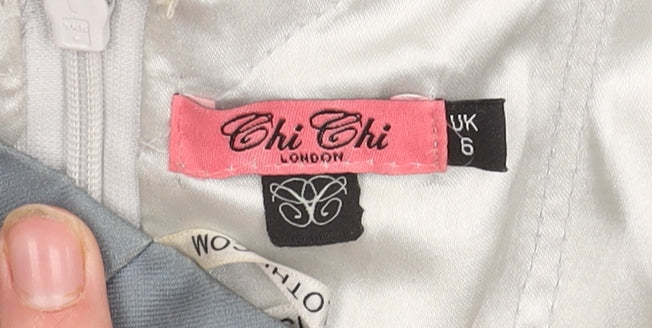 Chi Chi London Women's Floral Party Dress Size 6