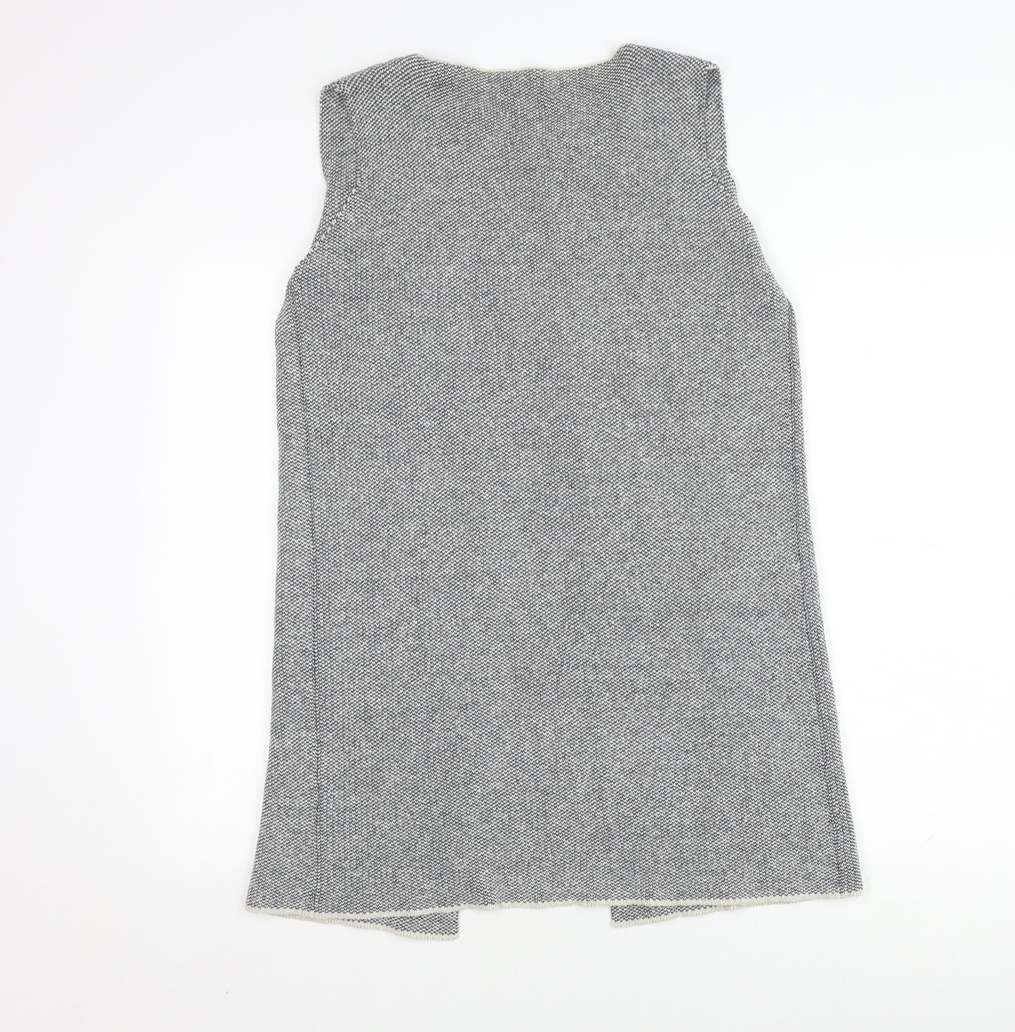 Cocogio Women's Multicolour Knit Vest Open Front Waistcoat, Size S