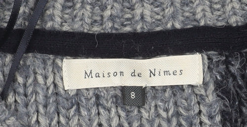 Maison de Nimes Women's Grey Pullover Jumper Size 8