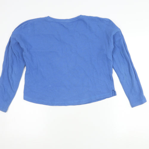 Boden Women's Blue Long Sleeve Knit Top, Size S