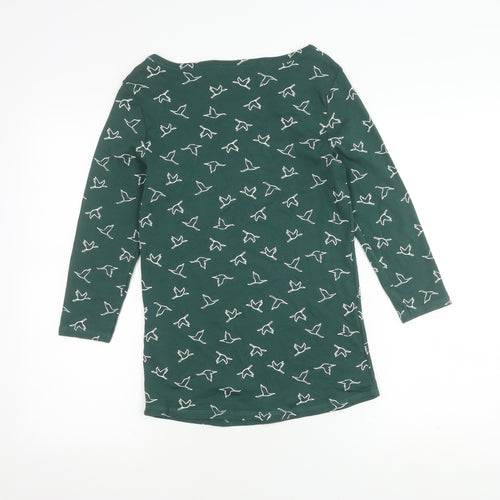 Marks and Spencer Women's Green Animal Print Top UK 12