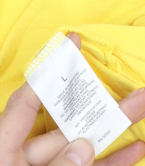 Elisabeth by Liz Claiborne Women's Yellow Tank Top L