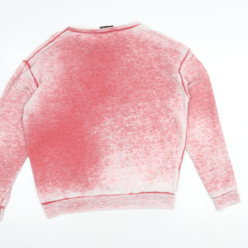 Topshop Women's Multicoloured Size 8 Animal Print Sweatshirt