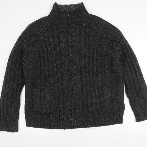 Lee Cooper Men's XL Grey Knit Jacket