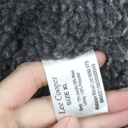 Lee Cooper Men's XL Grey Knit Jacket