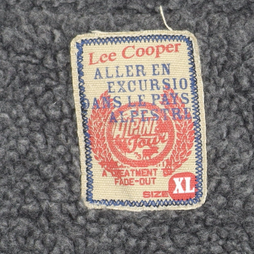 Lee Cooper Men's XL Grey Knit Jacket