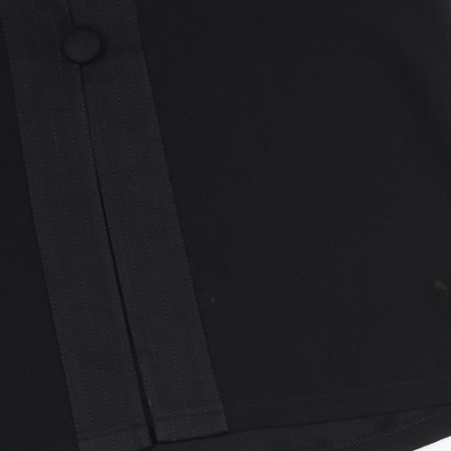 Sommermann Women's Black Long Sleeve Button Top