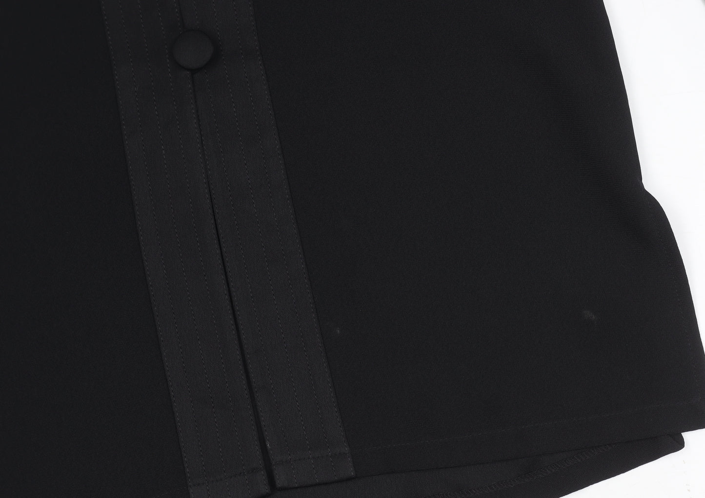 Sommermann Women's Black Long Sleeve Button Top