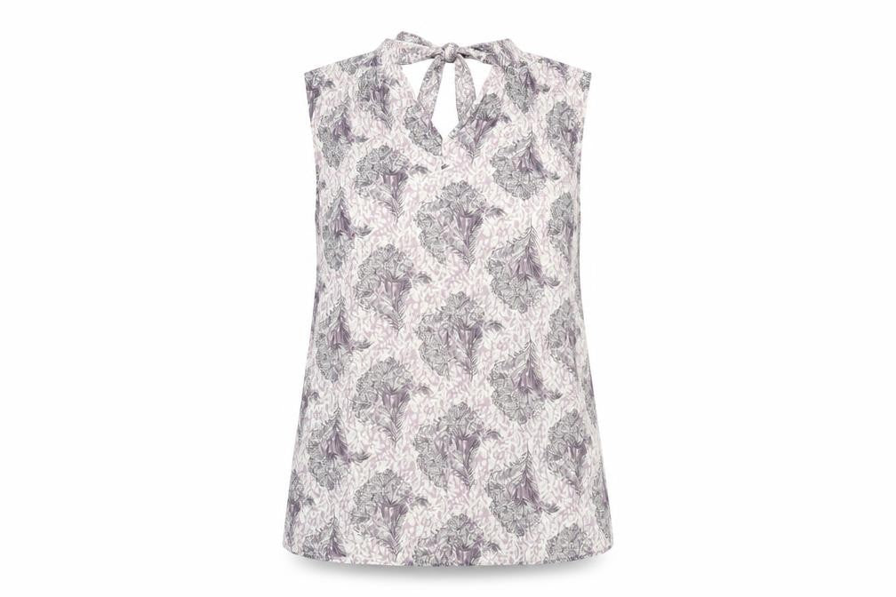 Front view of Boden Women's Multicoloured Floral Blouse UK 12