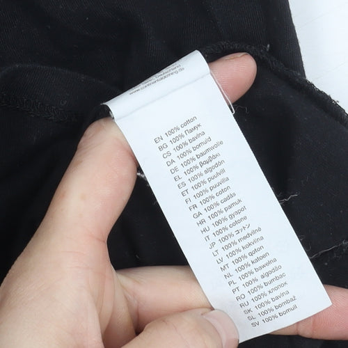 Disko Kids Unisex Black Music T-Shirt M Retro Glitter