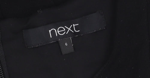 Next Women's Black Dress, Size 6, Classic Style