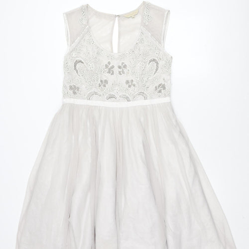No.1 Jenny Packham Women's Ivory A-Line Dress Size 14