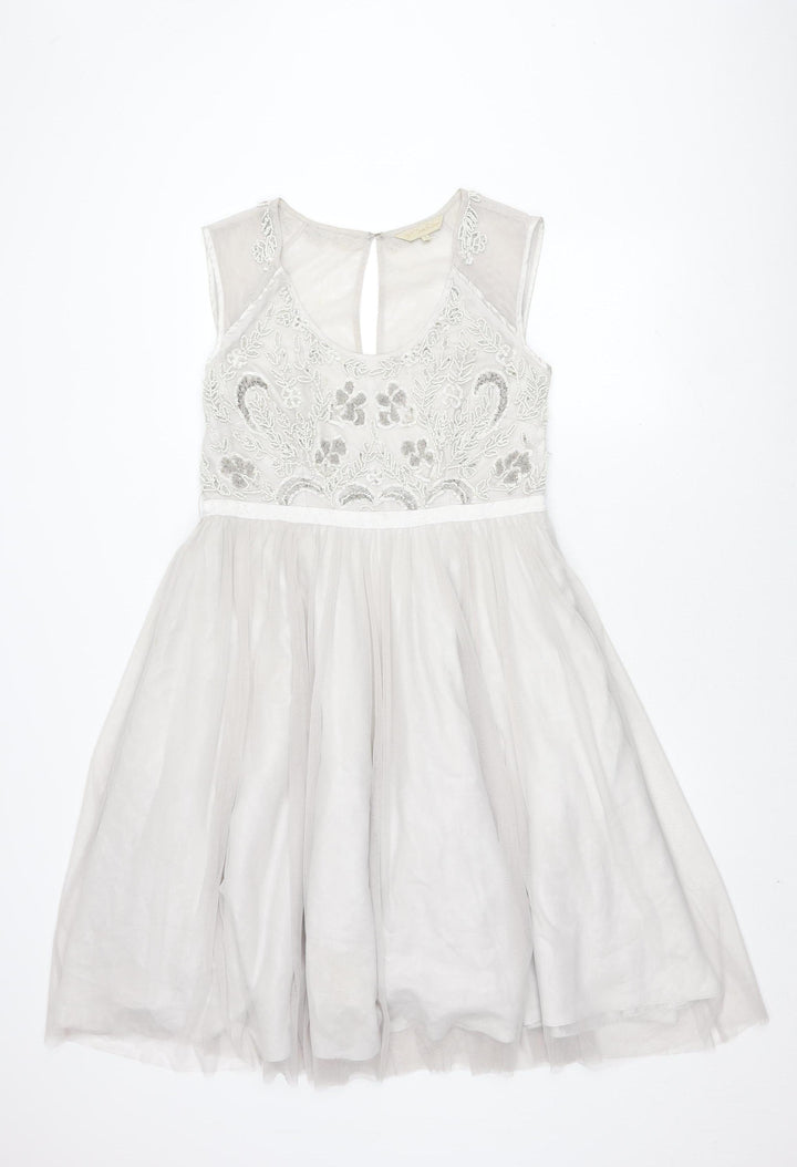 No.1 Jenny Packham Women's Ivory A-Line Dress Size 14