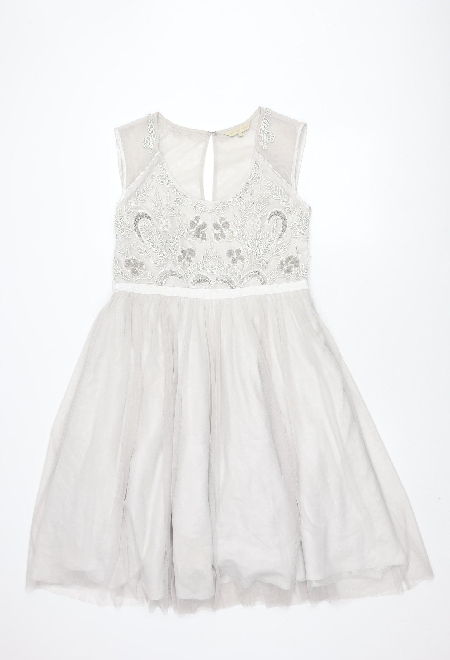No.1 Jenny Packham Women's Ivory A-Line Dress Size 14