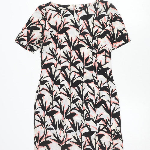 Miss Selfridge Women's Black Animal Print Dress