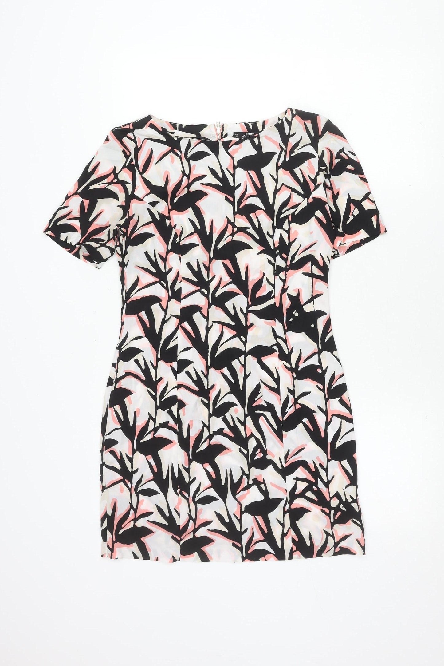 Miss Selfridge Women's Black Animal Print Dress