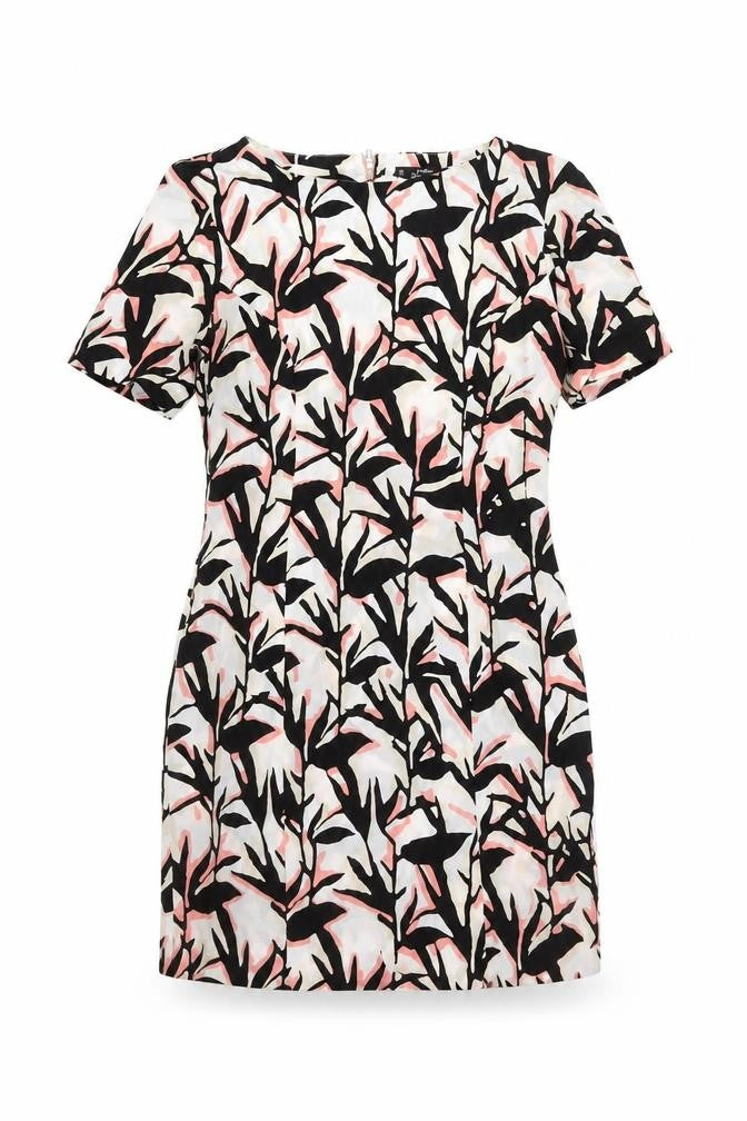 Miss Selfridge Women's Black Animal Print Dress