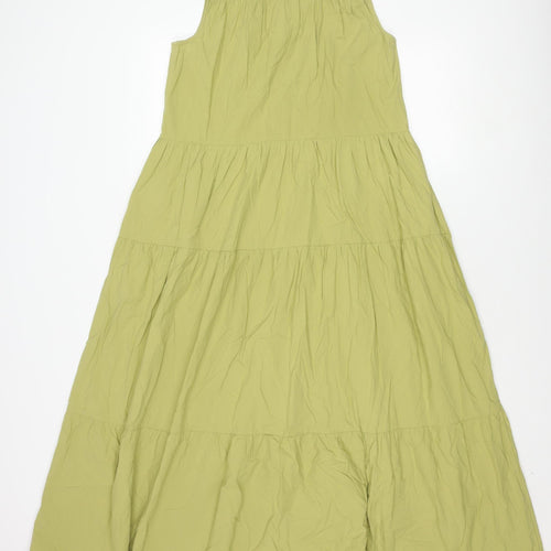 Marks and Spencer Women's Green Sleeveless Dress