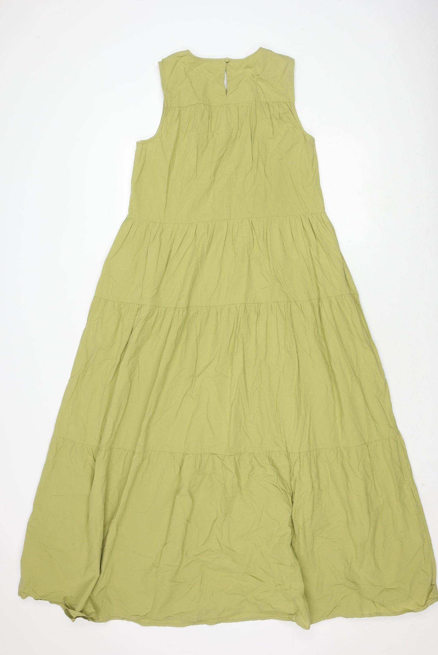 Marks and Spencer Women's Green Sleeveless Dress
