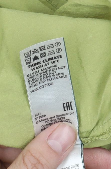 Marks and Spencer Women's Green Sleeveless Dress