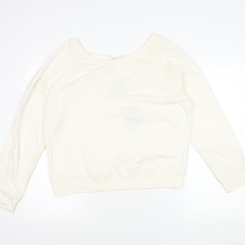 Golddigga Women's Ivory Pullover Sweatshirt Size 18