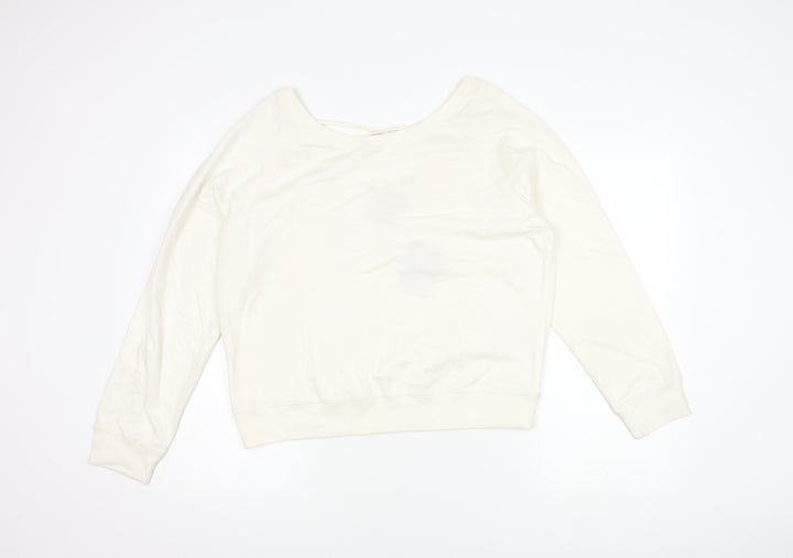 Golddigga Women's Ivory Pullover Sweatshirt Size 18